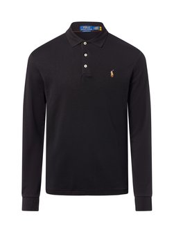 Herren Langarm-Poloshirt - Custom Slim Fit