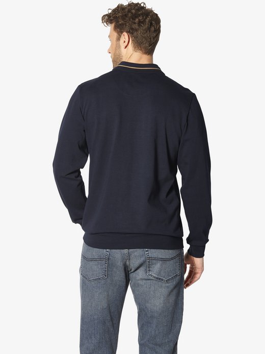 Herren Langarm-Poloshirt - DOROCASTI