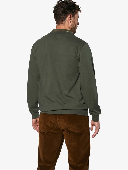 Herren Langarm-Poloshirt - DOROCASTI