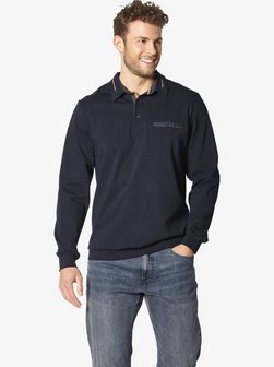 Herren Langarm-Poloshirt - DOROCASTI