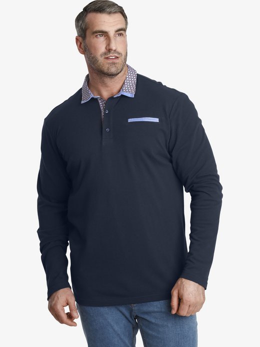 Herren Langarm-Poloshirt - EARL CHAD