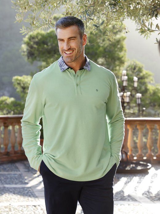 Herren Langarm-Poloshirt - EARL DAREN