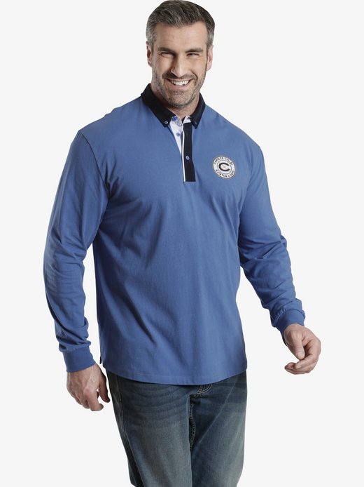 Herren Langarm-Poloshirt - EARL SINNT