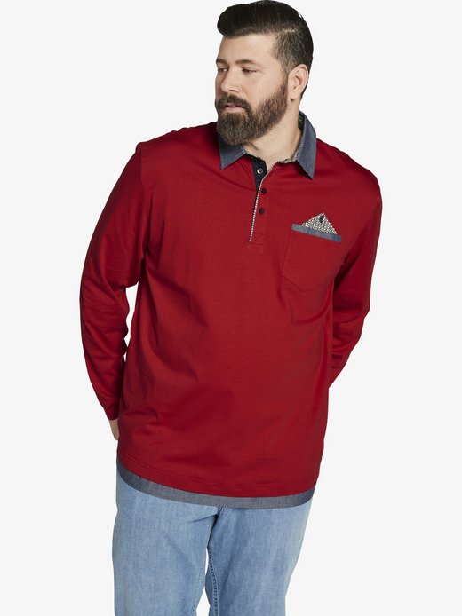 Herren Langarm-Poloshirt - EARL SWEENEY