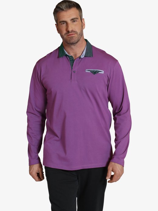 Herren Langarm-Poloshirt - EARL WYETT