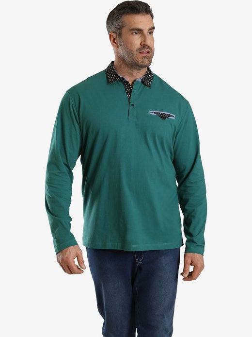 Herren Langarm-Poloshirt - EARL WYETT
