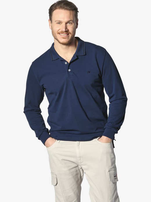 Herren Langarm-Poloshirt - ELLIS