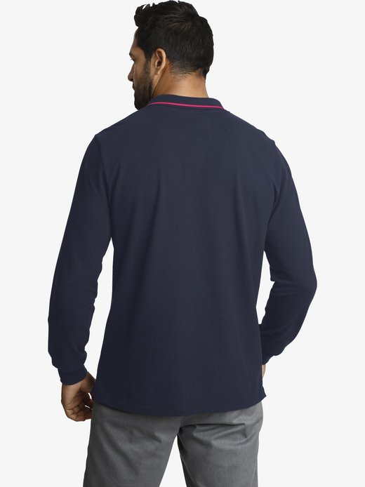 Herren Langarm-Poloshirt - ELLIS