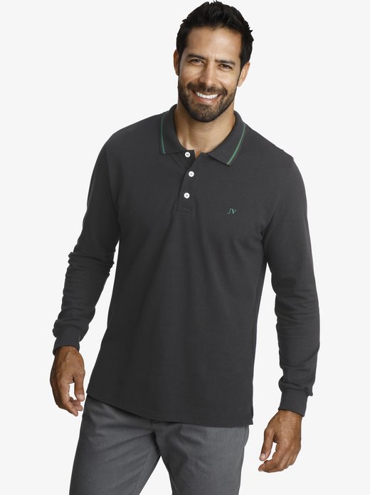 Herren Langarm-Poloshirt - ELLIS