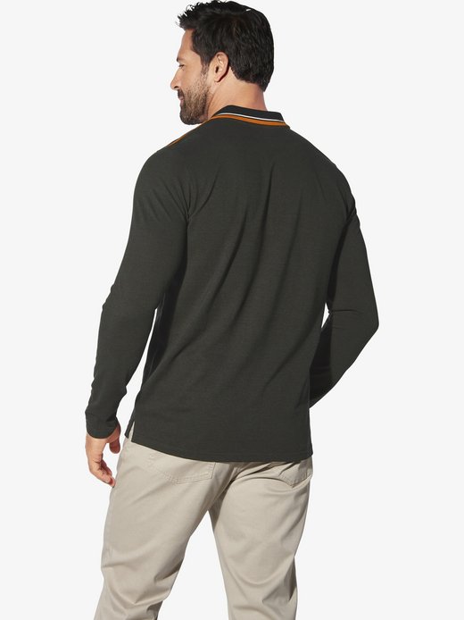 Herren Langarm-Poloshirt - ERIKELL