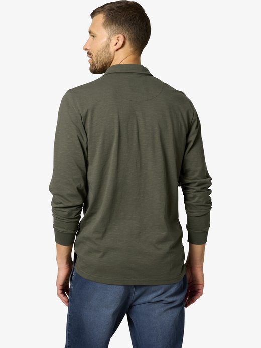 Herren Langarm-Poloshirt - FIOREZONTO