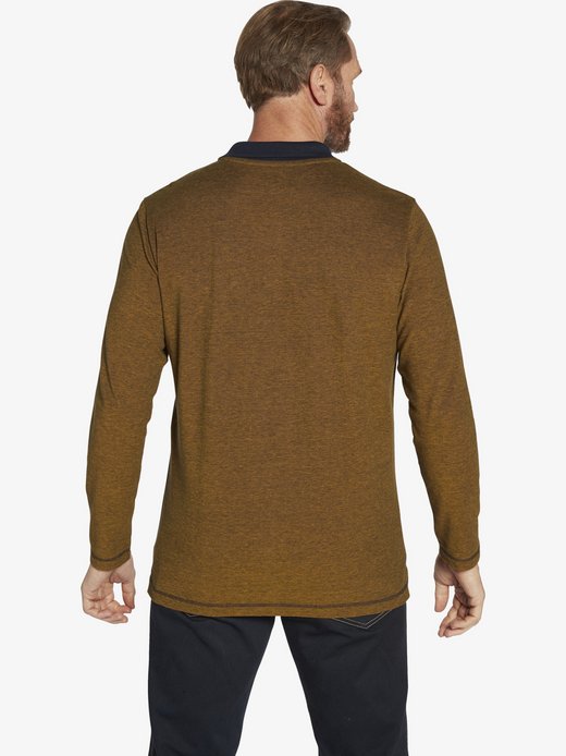 Herren Langarm-Poloshirt - JUHANI
