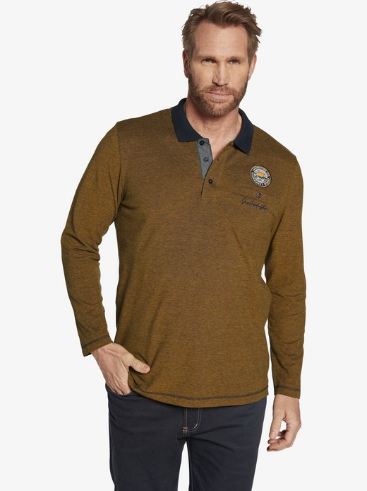 Herren Langarm-Poloshirt - JUHANI