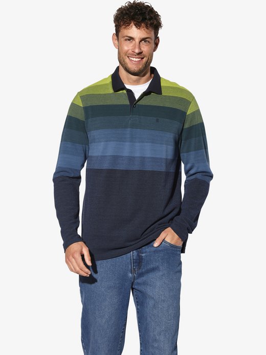 Herren Langarm-Poloshirt - LEMIN