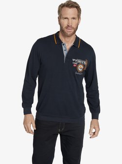 Herren Langarm-Poloshirt - LOKI