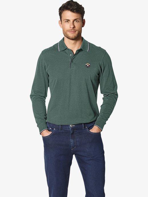 Herren Langarm-Poloshirt - MILANVETZO