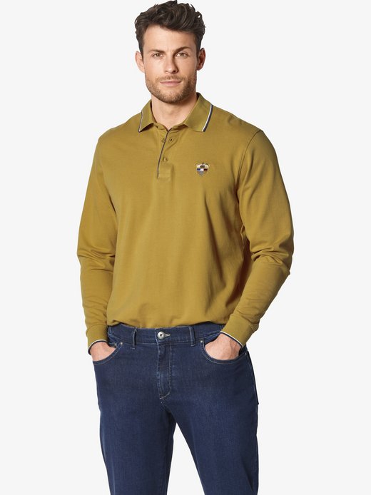 Herren Langarm-Poloshirt - MILANVETZO