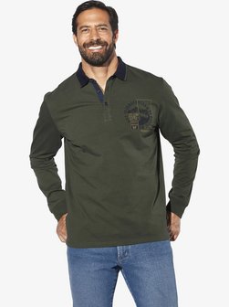 Herren Langarm-Poloshirt - OLSLAND