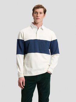 Herren Langarm-Poloshirt - Rugby