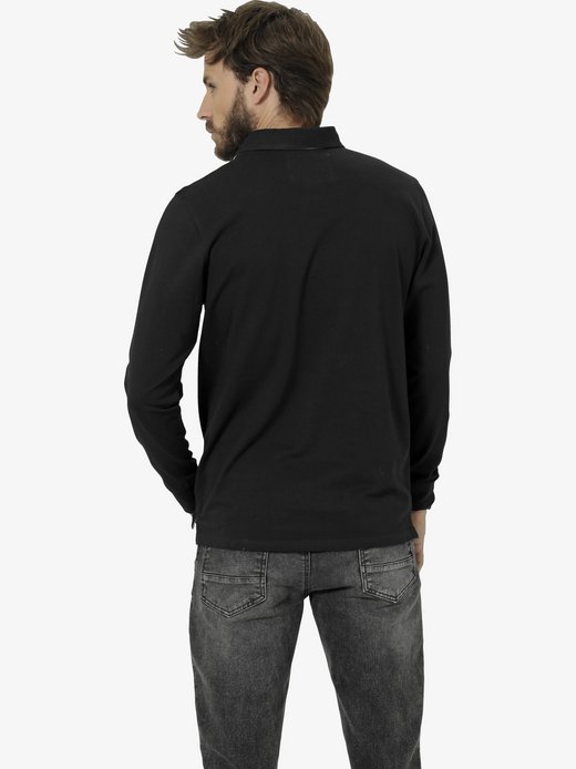 Herren Langarm-Poloshirt - TESSELLO