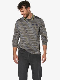 Herren Langarm-Poloshirt - VANDOR