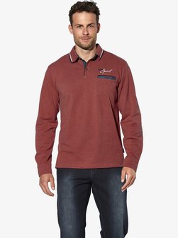 Herren Langarm-Poloshirt - VITORIO