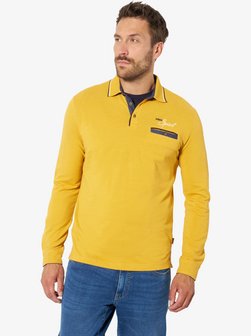 Herren Langarm-Poloshirt - VITORIO
