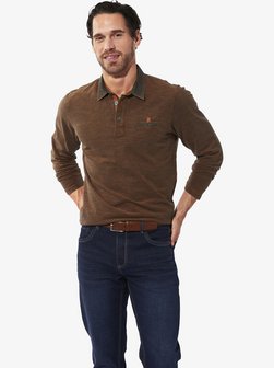 Herren Langarm-Poloshirt - ZUPATERRI