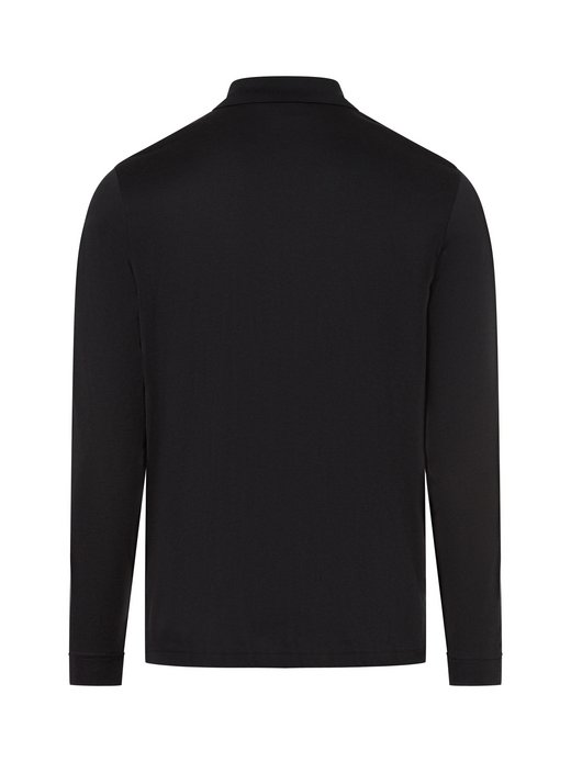 Herren Langarm-Poloshirt - bügelleicht