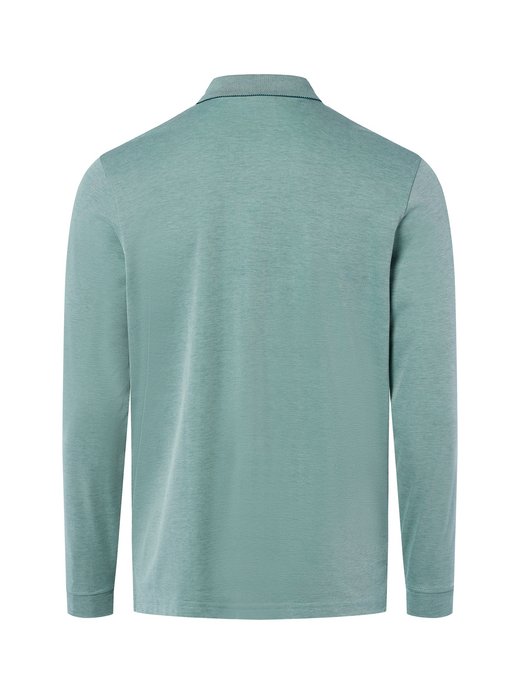Herren Langarm-Poloshirt - bügelleicht
