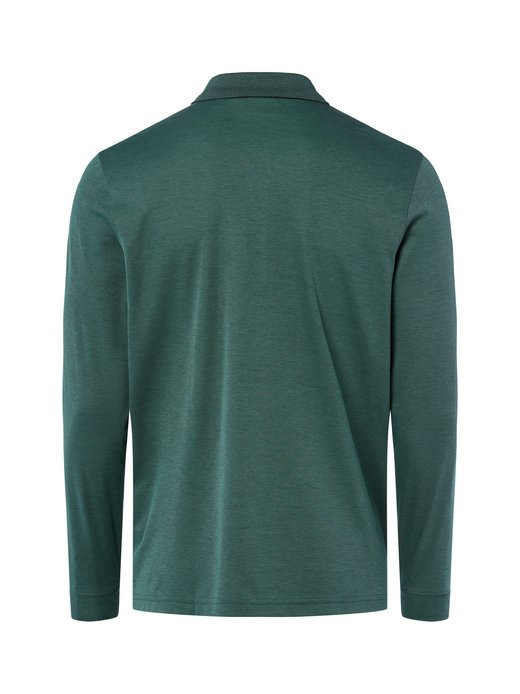 Herren Langarm-Poloshirt - bügelleicht