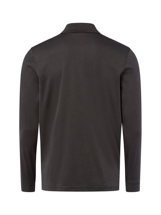 Herren Langarm-Poloshirt - bügelleicht