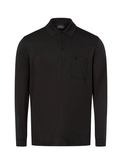 Herren Langarm-Poloshirt - bügelleicht