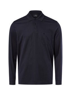 Herren Langarm-Poloshirt - bügelleicht