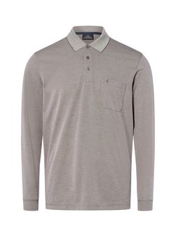 Herren Langarm-Poloshirt - bügelleicht