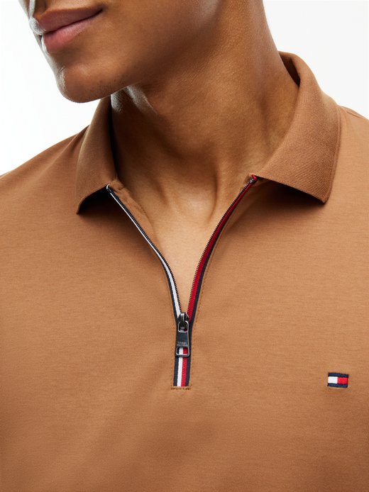 Herren Langarm-Poloshirt