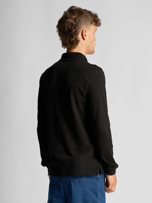 Herren Langarm-Poloshirt