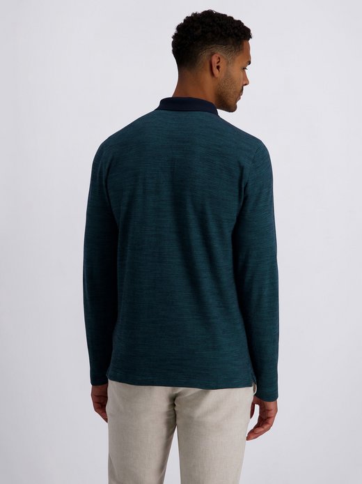 Herren Langarm-Poloshirt