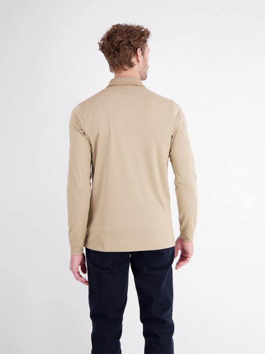 Herren Langarm-Poloshirt