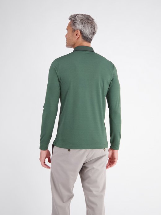Herren Langarm-Poloshirt