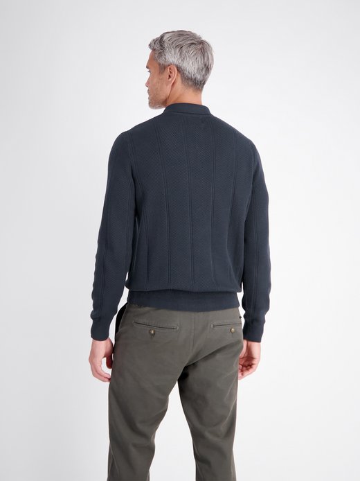 Herren Langarm-Poloshirt