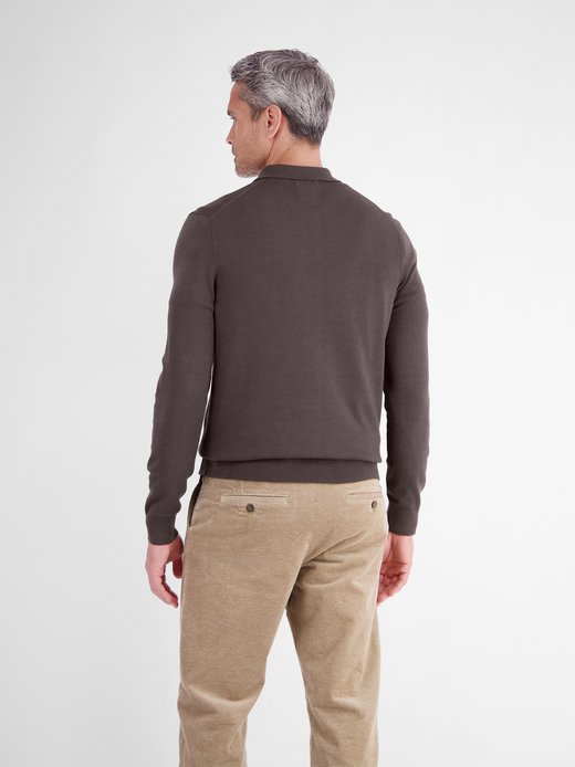 Herren Langarm-Poloshirt