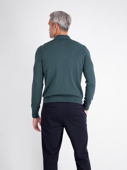 Herren Langarm-Poloshirt