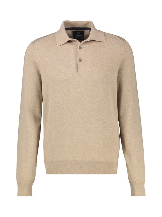Herren Langarm-Poloshirt