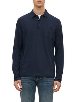 Herren Langarm-Poloshirt