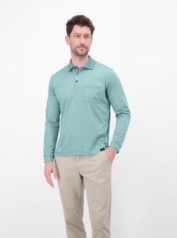 Herren Langarm-Poloshirt