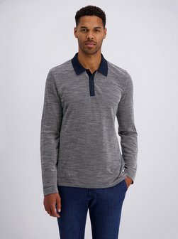 Herren Langarm-Poloshirt