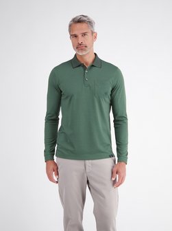 Herren Langarm-Poloshirt