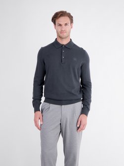 Herren Langarm-Poloshirt