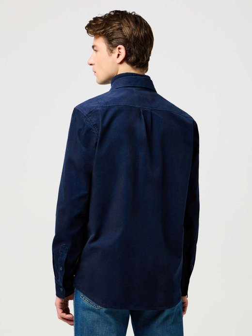 Herren Langarmhemd - 1 Pkt Corduroy